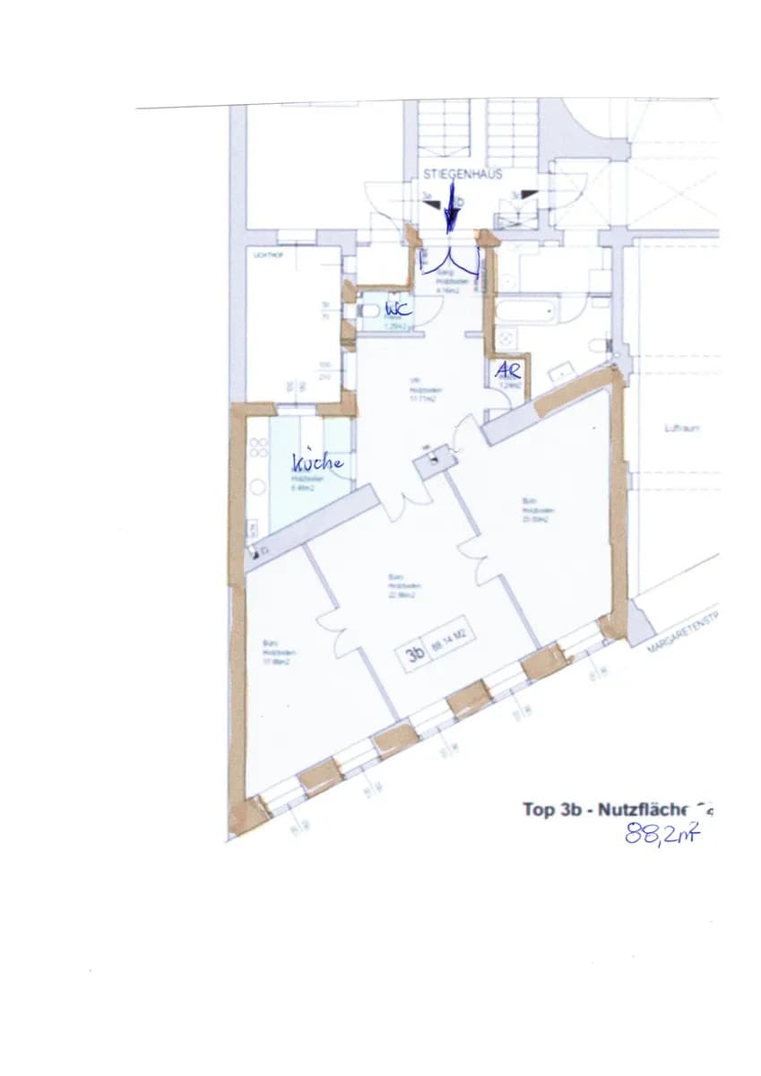 3-Zimmer-Gewerbeimmobilie mieten in Wien – 90 m², € 1.489 – Bild 8 von 8