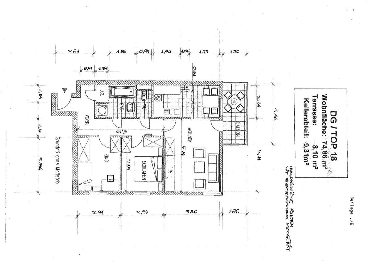 3-Zimmer-Wohnung mieten in Mödling – 75 m², € 1.309 – Bild 35 von 35