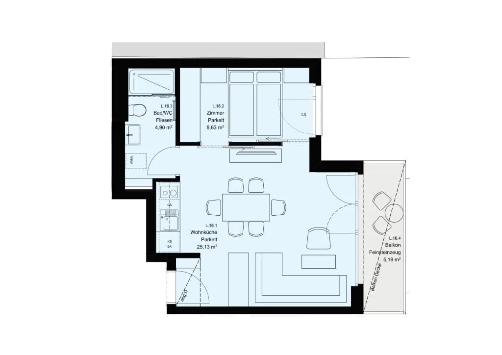 2-Zimmer-Wohnung kaufen in Wien – 37 m², € 229.900 – Bild 6 von 6