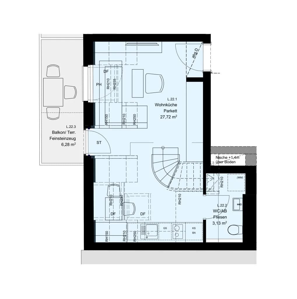 2-Zimmer-Wohnung kaufen in Wien – 51,01 m², € 344.900 – Bild 7 von 8
