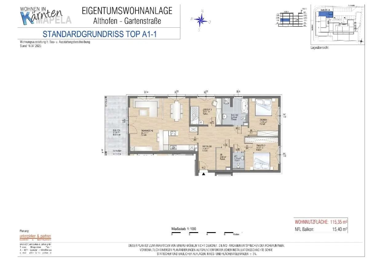 4-Zimmer-Wohnung kaufen in Sankt Veit an der Glan – 115,35 m², € 449.990