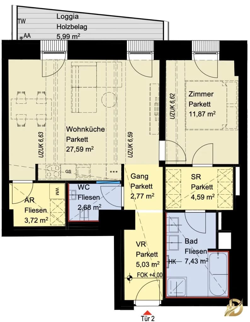 2-Zimmer-Wohnung kaufen in Wien – 65,61 m², € 499.000 – Bild 34 von 36
