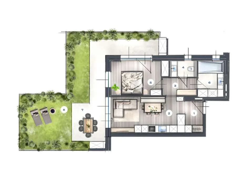 2-Zimmer-Wohnung kaufen in Kitzbühel – 52,86 m², € 435.000 – Bild 3 von 3