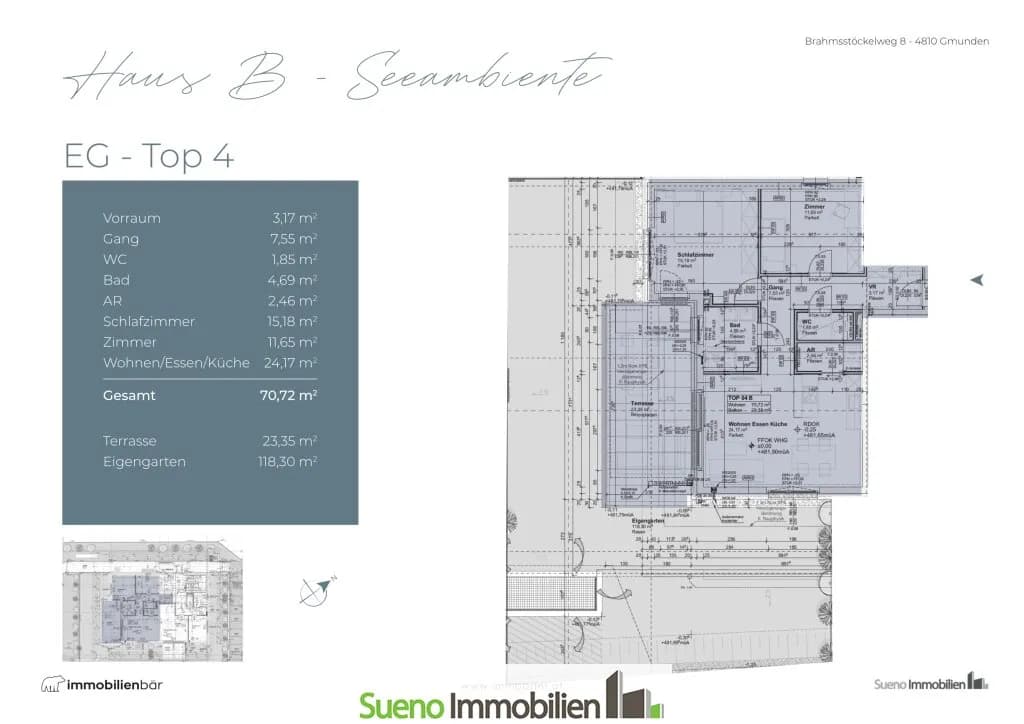 2-Zimmer-Wohnung kaufen in Gmunden – 70,72 m², € 520.000 – Bild 24 von 29