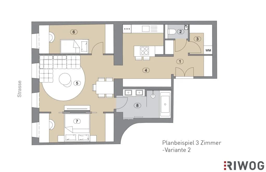 3-Zimmer-Wohnung kaufen in Wien – 73,97 m², € 281.000 – Bild 16 von 22