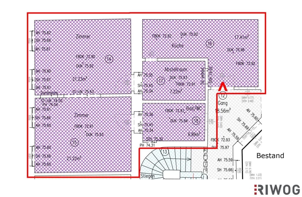 3-Zimmer-Wohnung kaufen in Wien – 73,97 m², € 281.000 – Bild 19 von 22
