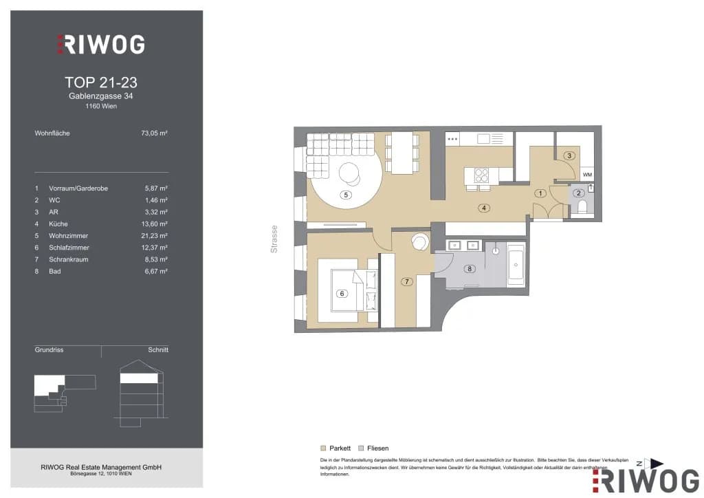 3-Zimmer-Wohnung kaufen in Wien – 73,97 m², € 281.000 – Bild 22 von 22