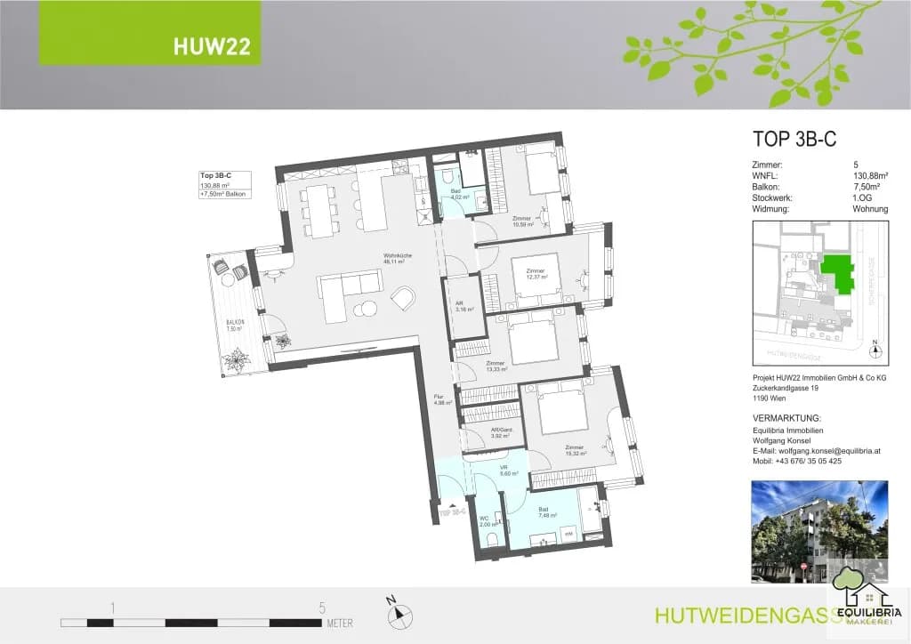 5-Zimmer-Wohnung kaufen in Wien – 130,38 m², € 945.000 – Bild 7 von 7