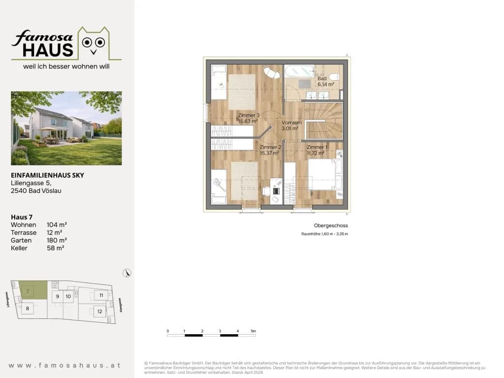 4-Zimmer-Haus kaufen in Baden – 104 m², € 579.900 – Bild 15 von 16
