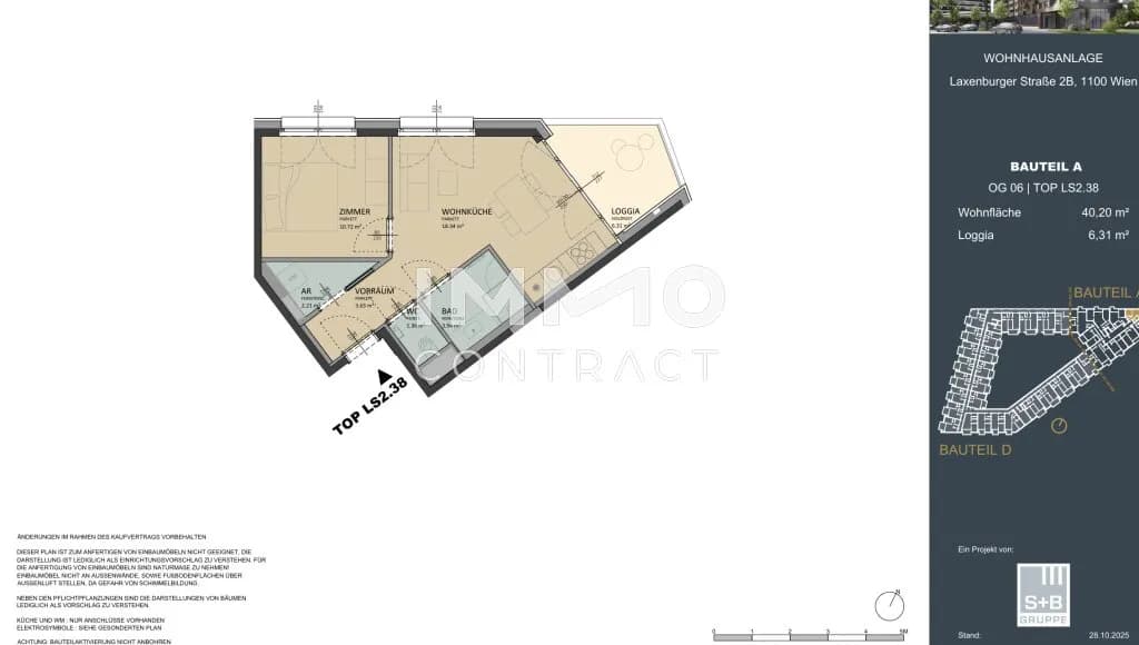 2-Zimmer-Wohnung kaufen in Wien – 39,82 m², € 360.000 – Bild 16 von 16