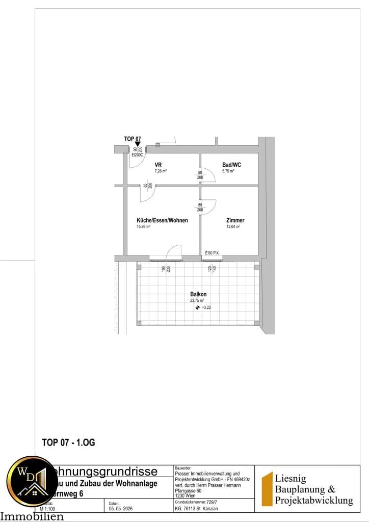 1-Zimmer-Wohnung kaufen in Völkermarkt – 27,14 m², € 198.500 – Bild 5 von 18