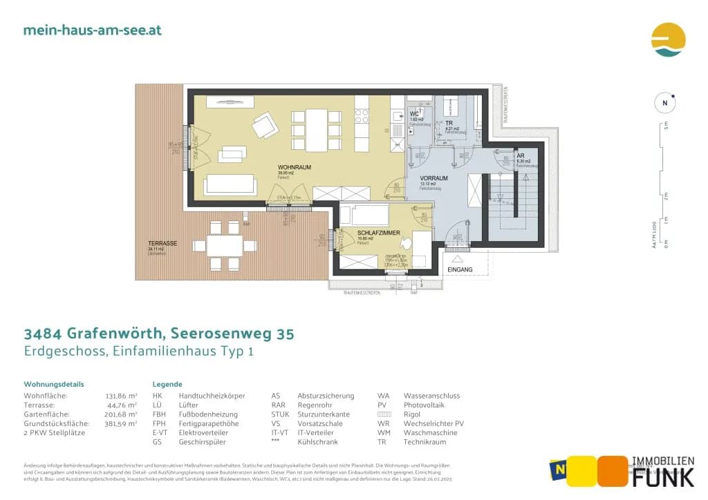 5-Zimmer-Haus kaufen in Tulln – 131,86 m², € 726.000 – Bild 14 von 16
