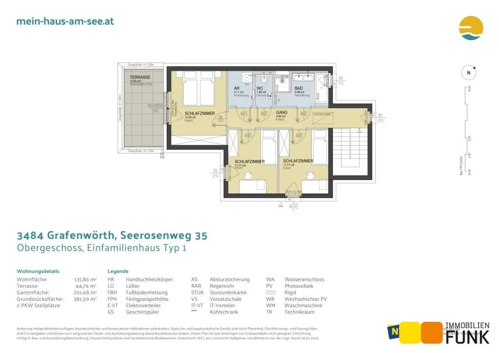 5-Zimmer-Haus kaufen in Tulln – 131,86 m², € 726.000 – Bild 15 von 16