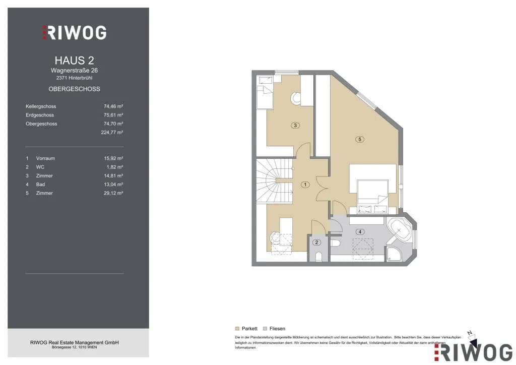 3-Zimmer-Haus kaufen in Mödling – 151 m², € 1.500.000 – Bild 15 von 16