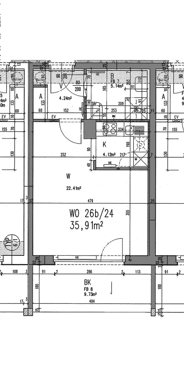 1-Zimmer-Wohnung mieten in Graz – 35,9 m², € 583 – Bild 9 von 9
