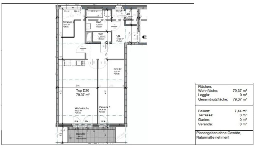 3-Zimmer-Wohnung kaufen in Graz – 79 m², € 339.900 – Bild 21 von 21