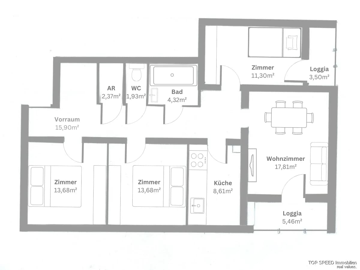 5-Zimmer-Wohnung kaufen in Liezen – 98 m², € 485.000 – Bild 10 von 10