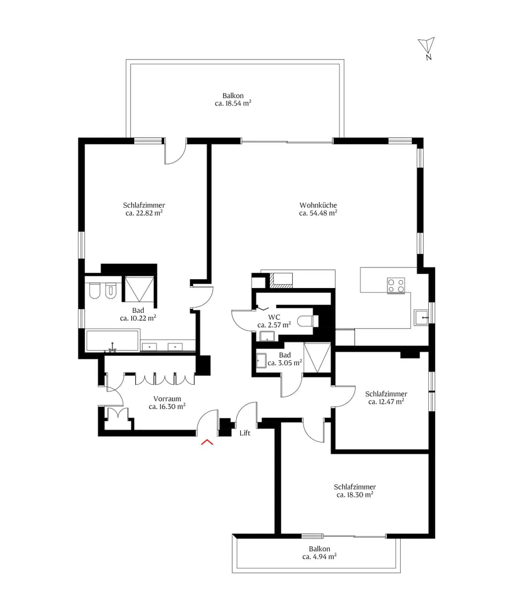 4-Zimmer-Wohnung kaufen in Wien – 140 m², € 1.498.000 – Bild 12 von 12