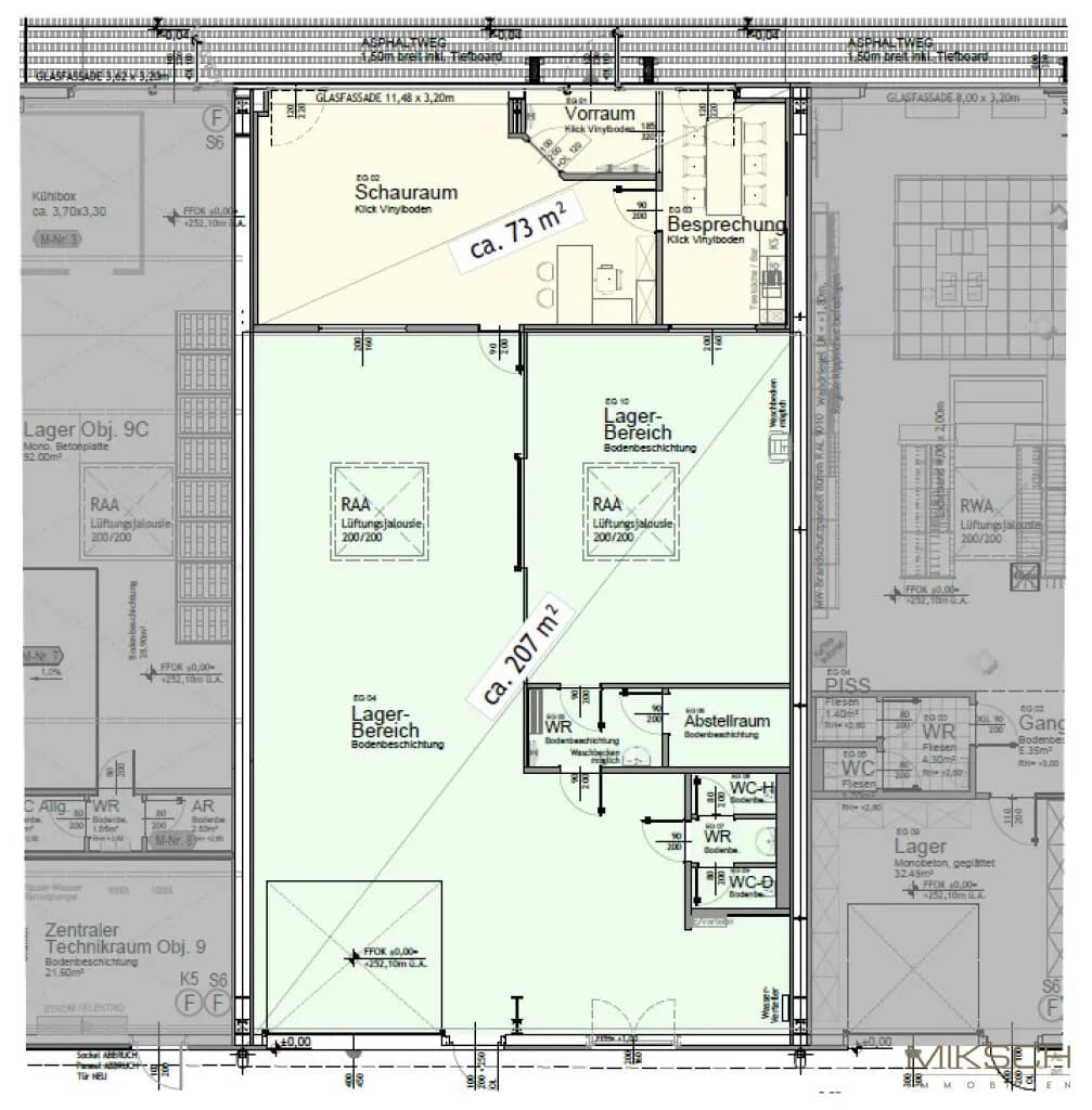 Gewerbeimmobilie mieten in Sankt Pölten – 280 m², € 3.080 – Bild 9 von 10