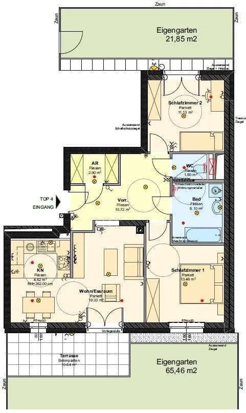 3-Zimmer-Wohnung mieten in Mistelbach – 70 m², € 970 – Bild 12 von 12