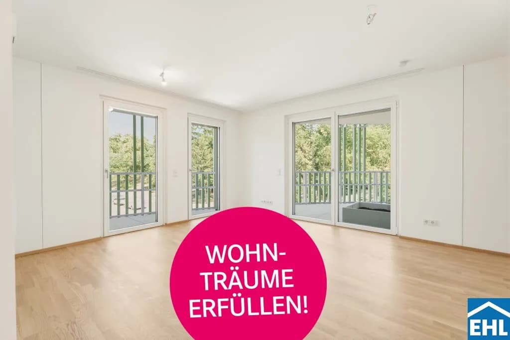 3-Zimmer-Wohnung mieten in Wien – 62,97 m², € 1.579