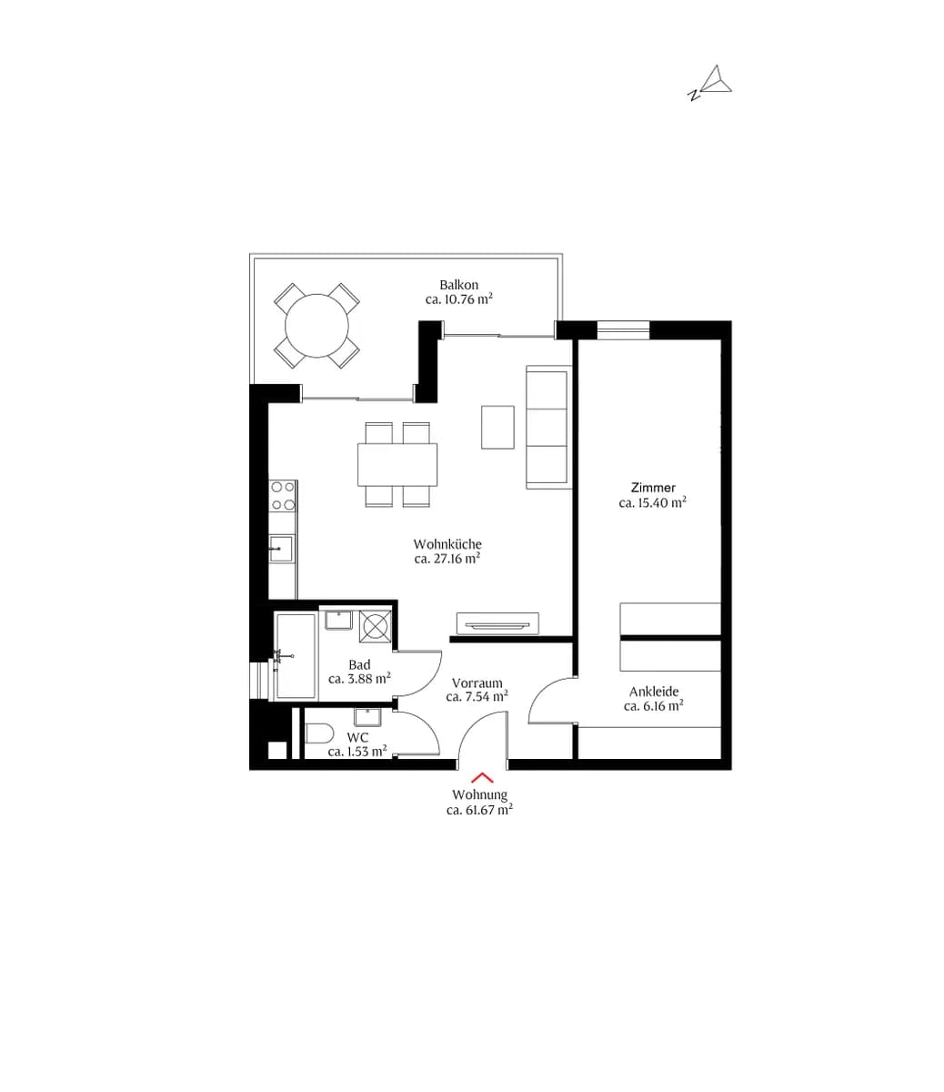 2-Zimmer-Wohnung kaufen in Wien – 62 m², € 519.000 – Bild 11 von 16