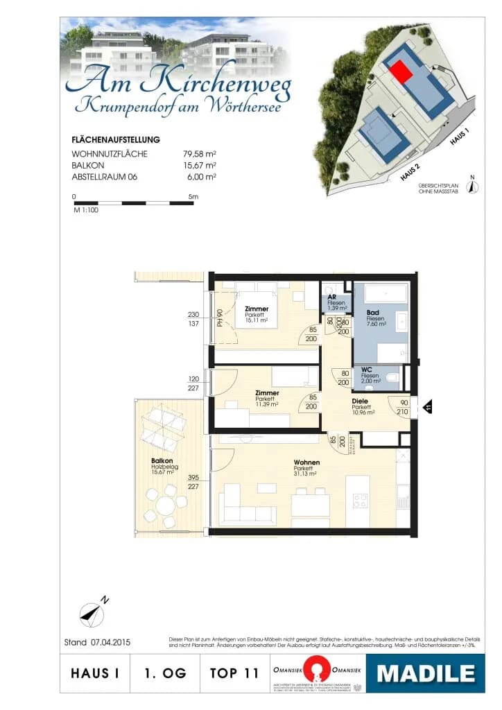 Wohnung mieten in Klagenfurt Land – 79,58 m², € 1.457 – Bild 9 von 9