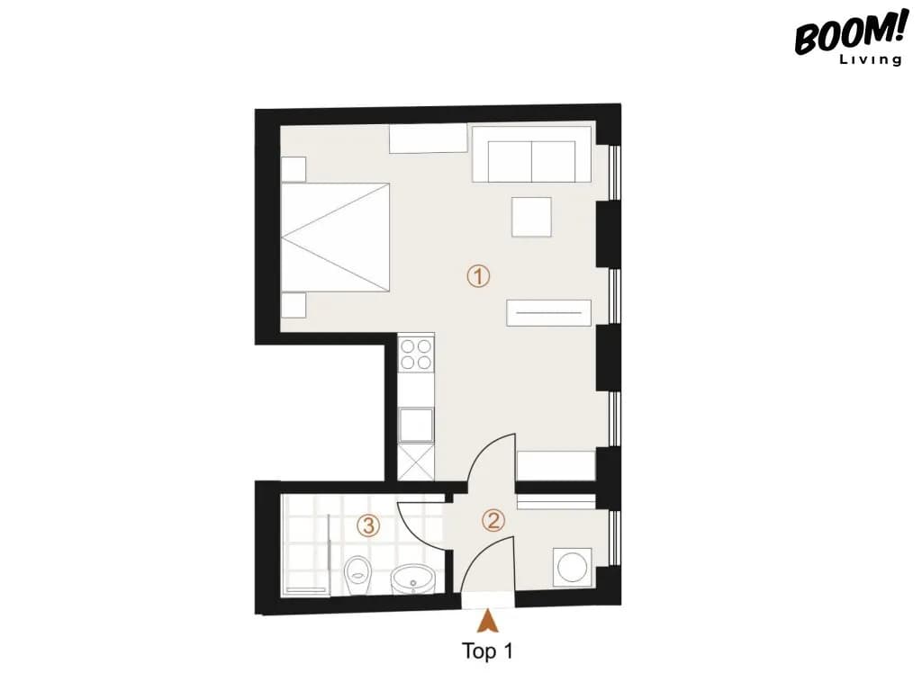 1-Zimmer-Wohnung kaufen in Wien – 32,92 m², € 220.000 – Bild 11 von 11