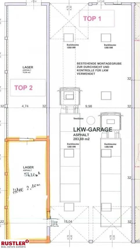 Gewerbeimmobilie mieten in Amstetten – 308 m², € 1.666 – Bild 7 von 8