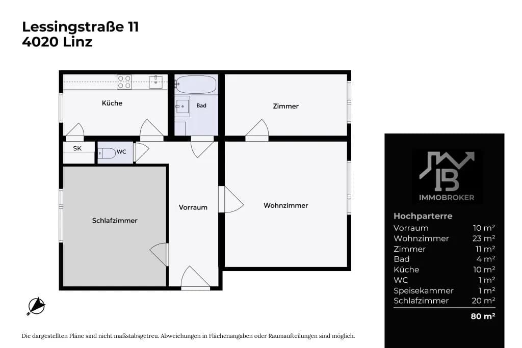 3-Zimmer-Wohnung kaufen in Linz – 79,83 m², € 279.000 – Bild 17 von 17
