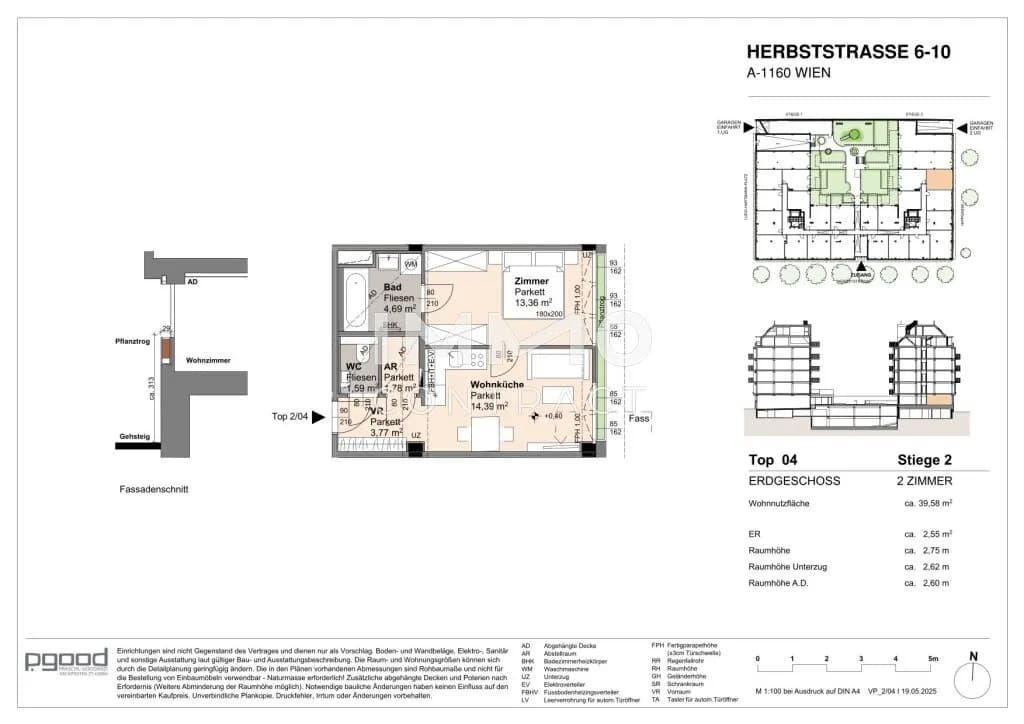 2-Zimmer-Wohnung kaufen in Wien – 39,58 m², € 225.300 – Bild 11 von 11