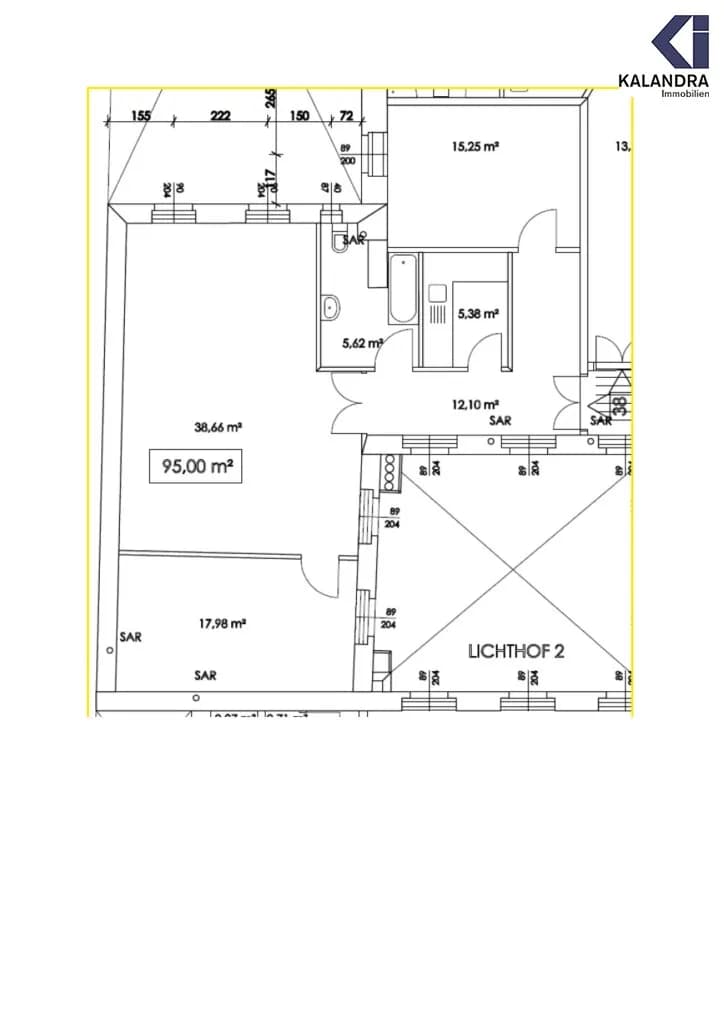 3-Zimmer-Wohnung mieten in Wien – 95 m², € 2.270 – Bild 16 von 17