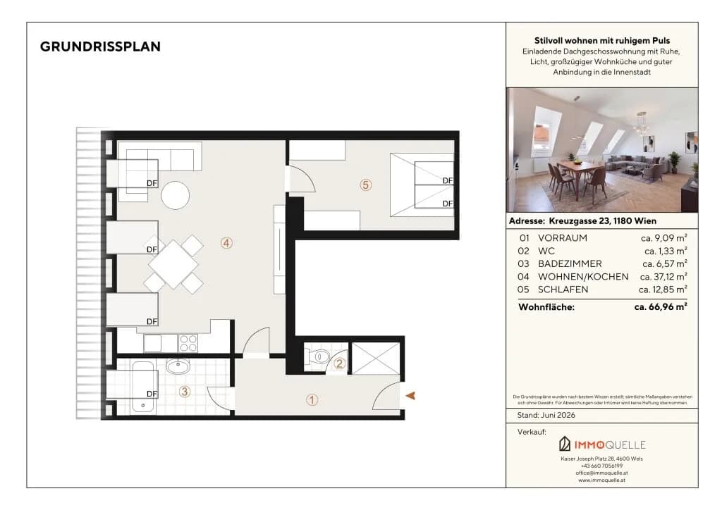 2-Zimmer-Wohnung kaufen in Wien – 66,96 m², € 475.000 – Bild 11 von 11
