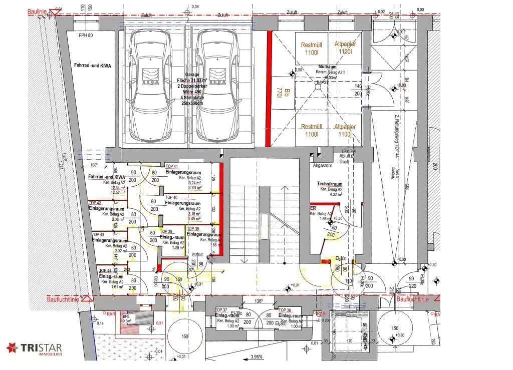 2-Zimmer-Wohnung kaufen in Wien – 43,44 m², € 249.000 – Bild 27 von 30