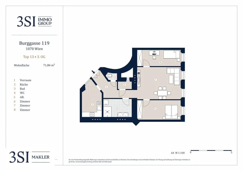 3-Zimmer-Wohnung kaufen in Wien – 71,86 m², € 599.000 – Bild 16 von 16