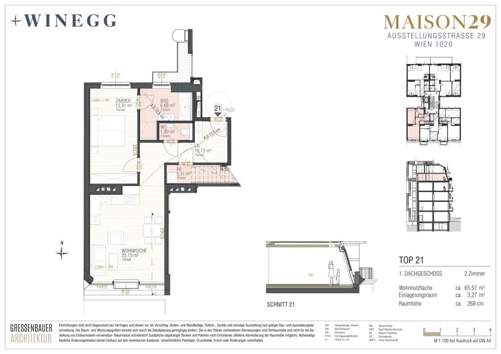 Immobilie kaufen in Wien – 65,57 m², € 734.700 – Bild 10 von 10