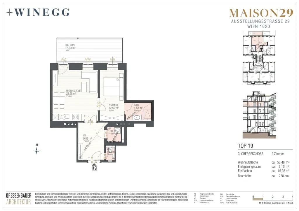 Immobilie kaufen in Wien – 53,48 m², € 576.600 – Bild 10 von 10