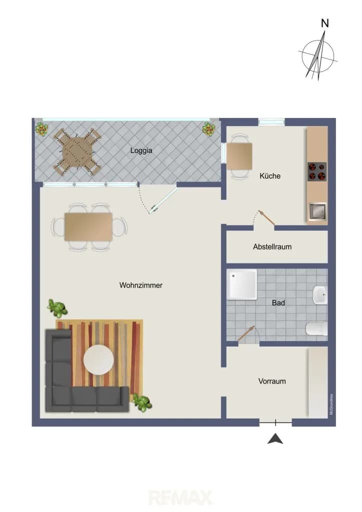 1-Zimmer-Wohnung kaufen in Graz – 38,4 m², € 134.000 – Bild 3 von 20