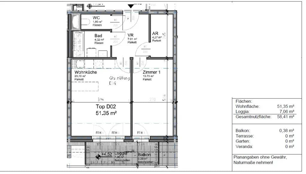 2-Zimmer-Wohnung kaufen in Graz – 58 m², € 244.900 – Bild 17 von 17