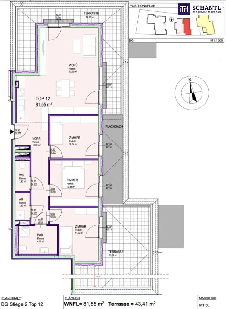 4-Zimmer-Wohnung kaufen in Gänserndorf – 81,55 m², € 499.900 – Bild 17 von 17
