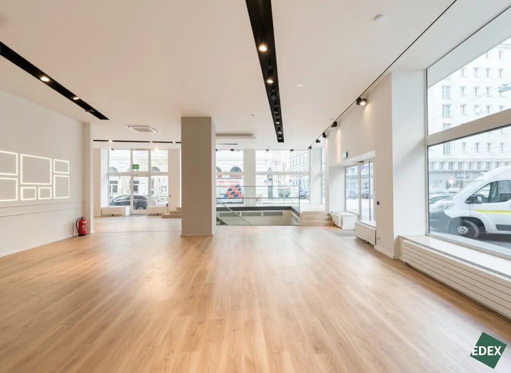 Gewerbeimmobilie mieten in Wien – 298 m², € 8.926