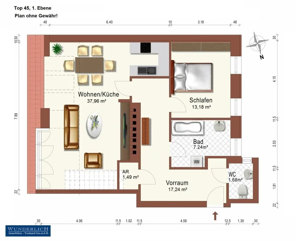 5-Zimmer-Wohnung mieten in Wien – 122,37 m², € 1.947 – Bild 40 von 43