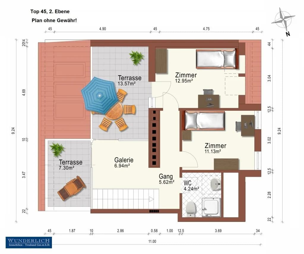 5-Zimmer-Wohnung mieten in Wien – 122,37 m², € 1.947 – Bild 43 von 43