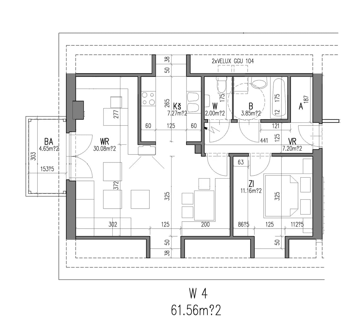 2-Zimmer-Wohnung mieten in Graz-Umgebung – 61,5 m², € 708 – Bild 2 von 2