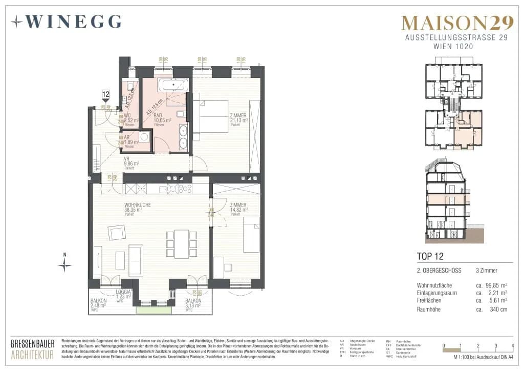 3-Zimmer-Wohnung kaufen in Wien – 98,62 m², € 1.150.000 – Bild 11 von 11