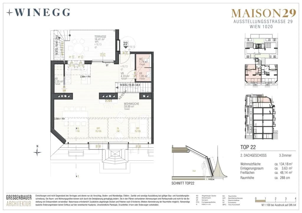 3-Zimmer-Wohnung kaufen in Wien – 134,18 m², € 2.390.000 – Bild 14 von 15