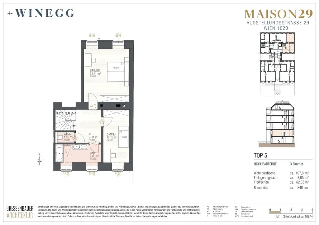 3-Zimmer-Wohnung kaufen in Wien – 107 m², € 990.000 – Bild 11 von 11
