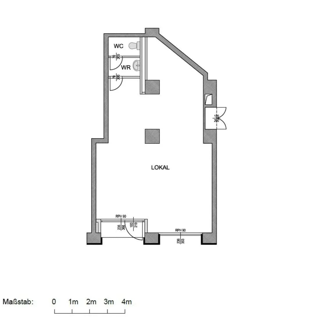 Gewerbeimmobilie mieten in Wien – 58 m², € 824 – Bild 12 von 12