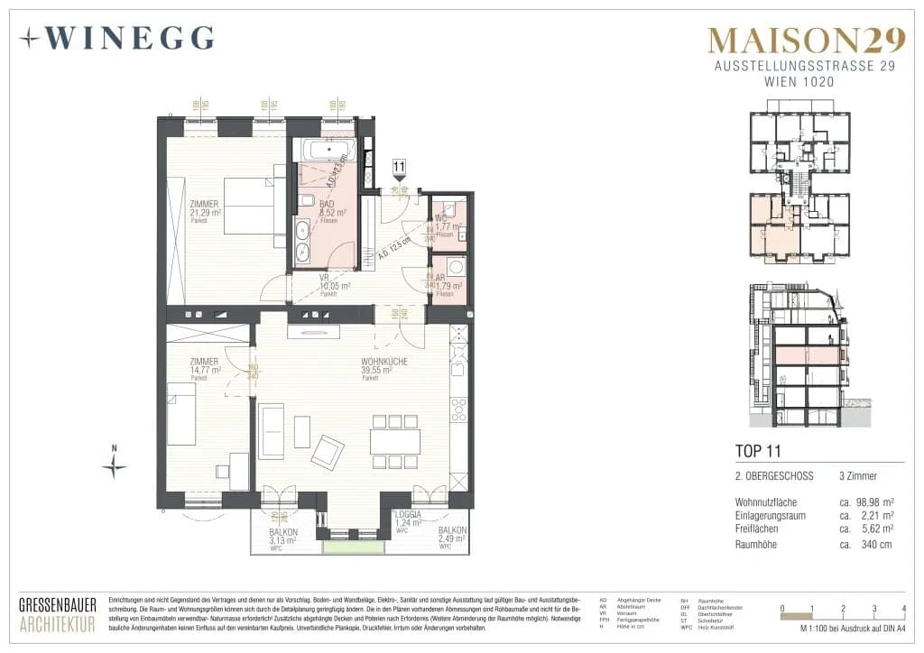 Immobilie kaufen in Wien – 97,74 m², € 1.069.500 – Bild 11 von 11