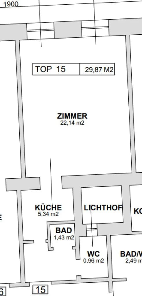 1-Zimmer-Wohnung kaufen in Wien – 29,87 m², € 99.000 – Bild 15 von 15